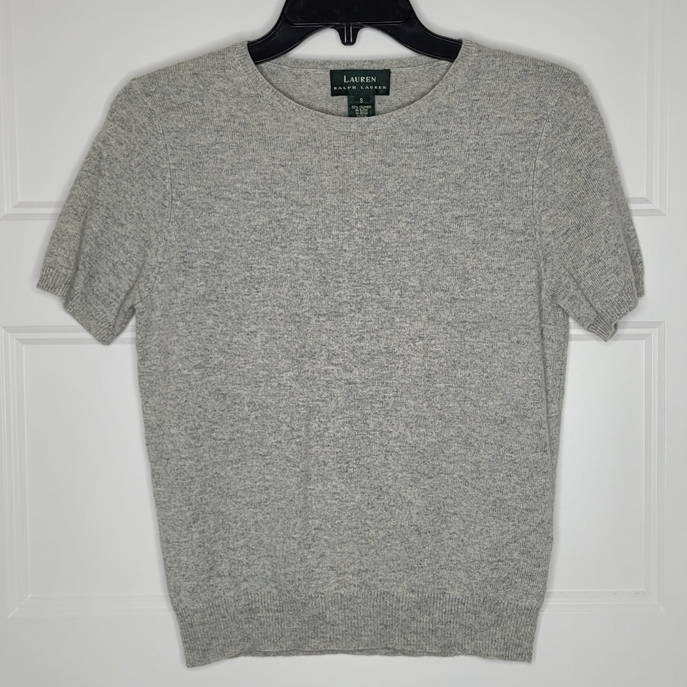 Lauren Ralph Lauren cashmere short-sleeve crewneck Size S